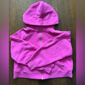 Scuba oversized full zip M/L sonic pink